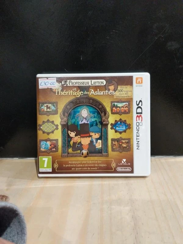 Professeur Layton et l’Héritage des Aslantes – 3DS – Complet – Parfait état